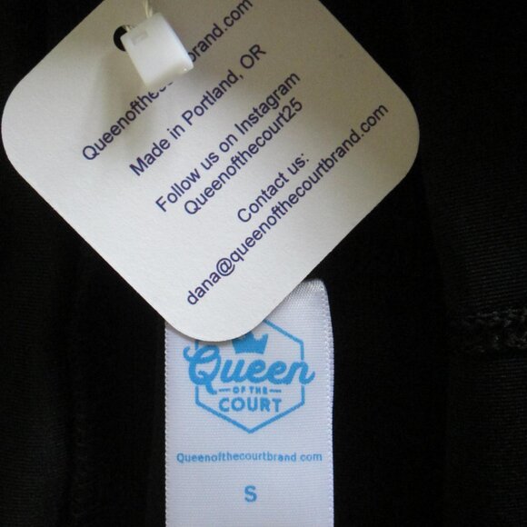 New $79.97 QUEEN OF THE COURT – Portland – Black Foil Camo Skort – Small - Picture 5 of 7